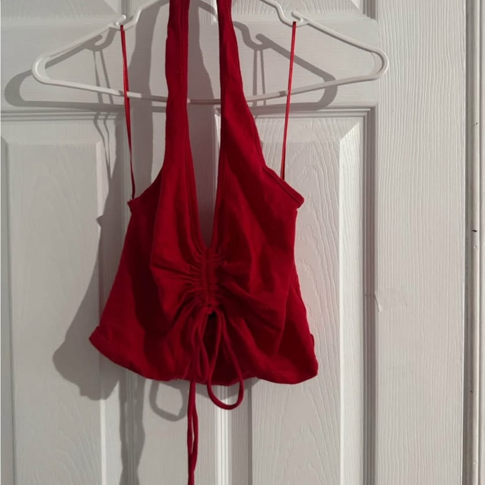 Red Halter Top